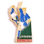 ピンバッジ・サッカー選手ジャン＝ピエール・パパン得