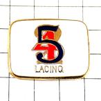 ピンバッジ・テレビ局５チャンネル数字◆フランス限定ピンズ◆レアなヴィンテージものピンバッチ