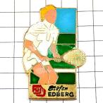 ピンバッジ・テニス選手ステファンエドベリ写真フジ富