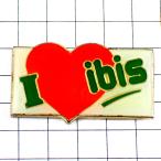  значок * красный Heart type i винт отель большой нравится * Франция ограничение булавка z* редкость . Vintage было использовано булавка bachi