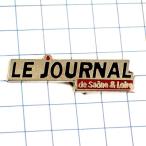  journal газета выгодная покупка значок * Франция ограничение булавка z* редкость . Vintage было использовано булавка bachi