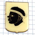  выгодная покупка значок * чёрный . воитель. . глава koru олень остров * Франция ограничение булавка z* редкость . Vintage было использовано булавка bachi