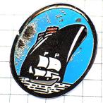  выгодная покупка значок * большой Ferrie . парусное судно * Франция ограничение булавка z* редкость . Vintage было использовано булавка bachi