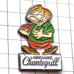  значок * очки . зеленый. рубашка-поло мужчина ресторан. кекс сладости * Франция ограничение булавка z* редкость . Vintage было использовано булавка bachi