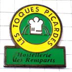  значок *shef. белый шляпа кок san кулинария человек * Франция ограничение булавка z* редкость . Vintage было использовано булавка bachi