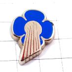  значок * Париж город Mark синий 4 лист. clover * Франция ограничение булавка z* редкость . Vintage было использовано булавка bachi