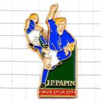 ピンバッジ・サッカー選手ジャン＝ピエール・パパン得