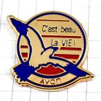 ピンバッジ・エイボン化粧品シルバ