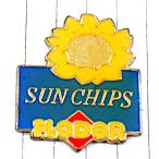 значок *hi вокруг желтый цветок картофель chip sFLODOR FRITTES CHIPS FRANCE* Франция ограничение булавка z* редкость . Vintage было использовано булавка bachi