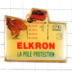  значок * перчатки elk long защита protection * Франция ограничение булавка z* редкость . Vintage было использовано булавка bachi