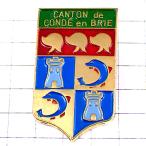  выгодная покупка значок * булавка z* дельфин .. замок. .. . глава CONDE FRANCE* Франция ограничение булавка z* редкость . Vintage было использовано булавка bachi