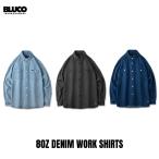 ショッピングSHIRTS BLUCO(ブルコ) OL-11-001 8OZ DENIM WORK SHIRTS 3色(LIGHT INDIGO/BLACK/MEDIUM INDIGO)☆送料無料☆