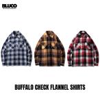 ショッピングSHIRTS BLUCO(ブルコ) OL-11-048 BUFFALO CHECK FLANNEL SHIRTS 3色(BLUE/BROWN/RED)☆送料無料☆