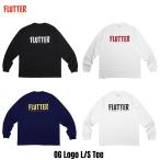 FLUTTER(フラッター) OG Logo L/S Tee 4色(ブラック/ホワイトxレッド/ネイビー/ホワイトxブラック)☆送料無料☆