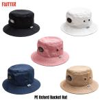 ☆送料無料サービス中!! FLUTTER(フラッター) PE Oxford Backet Hat 5色(BLK/WHT/PNK/NVY/BEG)