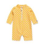 Vaenait Baby 0-24 месяцев UV cut Rush Guard baby ребенок boys девушки One-piece купальный костюм Ocean Dot_Ye