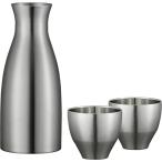 ピーコック とっくり おちょこ 熱燗 冷酒 酒器 セット 真空二重構造 保温 保冷 食器乾燥機対応 0.3L ステンレス