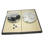 FORTHGOER 囲碁 囲碁盤 セット 折りたたみ式 ポータブル マグネット石 (中28.5×28.5ｃｍ)