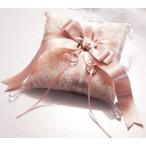 ショッピングリングピロー 綿20gと糸付き ドラマティックリングピロー シルキーリボン（ピンク）手作りキットセット結婚式 手芸パック