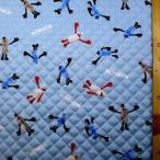 * [50cm разрезанный .]Q- герой стеганое полотно ткань марионетка snsn( PS Basic оттенок голубого ) рисунок номер 4( 2026 ) ткань ширина - примерно 104cm×50cm