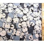 キャラクター 11号ハンプ生地 ドラえもん ( 濃グレー )柄番号37 ( 2019 - 2020 ) ( 1m50cmまでメール便OK ) 生地幅−約108cm g-8137-1b-kk-5979