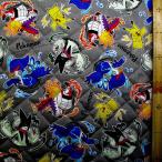 *<Q герой стеганое полотно ткань стеганый > Pocket Monster ( серый серия ) рисунок номер 135 ( 2024 - 2025 ) ткань ширина - примерно 106cm наружный чехол -oks( хлопок 100% )