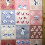  герой ткань ткань Moomin ( лес . цветок. ....) ( незначительный розовый оттенок бежевого ) рисунок номер 54 ( 2026 - 2027 )oks( хлопок 100% ) ткань ширина - примерно 108cm kk-8369