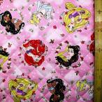 <Q герой стеганое полотно ткань стеганый > Disney Princess ( розовый серия ) рисунок номер 94 ( 2026 )oks( хлопок 100% ) ткань ширина - примерно 105cm kq-6334