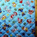 * <Q герой стеганое полотно ткань стеганый >pau Patrol ( оттенок голубого ) рисунок номер 23 ( 2025 ) стеганый ткань ширина - примерно 106cm наружный чехол -oks( хлопок 100% )