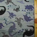  "губа" ru ткань ( футбол ткань ) мир рисунок динозавр ( зеленый серый серия ) ткань ширина - примерно 106cm( хлопок 100% )( "губа" ru джинбей Gin Bay .... пижама лето материалы )