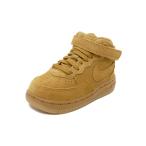 スニーカー ナイキ NIKE エアフォース1 MID LV8 TD ウィート/ガムライトブラウン 859338-701 キッズ シューズ 靴 18HO