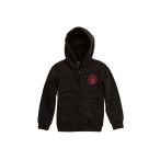 ボルコム VOLCOM Stone Zip LY キッズ パーカー YOUTH VOLCOM SLIM ZIP FLEECE y4831701-blk