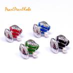 ラグビーモチーフアコヤ本真珠タック...