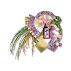 正月飾り しめ飾り 玄関飾り 国産品 70181 越後魚沼飾り 桃寿