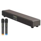 TO-PLAN カラオケ スピーカー サウンドプロ Bluetooth搭載 アンプ内蔵 (エコー/DELAY/音質調整機能) 専用ワイヤレスマイク2本