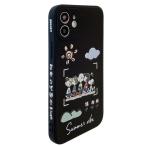 スヌーピー iPhone12 mini 用 ケース スマホケース iphone12 mini 用ケース アイフォン12 ミニ 用 シリコンカバー レン
