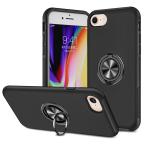 ショッピングiphone7ケース iPhone SE 第3世代 第2世代 iPhone7 iPhone8 用 ケース リング付き 耐衝撃 落下衝撃吸収 TPU PC 車載ホルダー対応