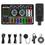 BONKYO F999 Live аудио интерфейс караоке Mike комплект для бытового использования DJ миксер комплект мужчина голос женщина голос voice changer / мой 