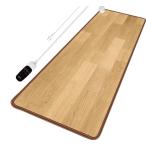 ホットカーペット 防水マット ホットキッチンマット 温度調整可 足元ヒーター 55*150cm ホットテーブルマット 暖房 寒さ対策 電気カーペット省