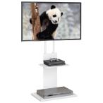 WLIVE テレビスタンド 壁寄せ TVスタンド 壁掛け テレビ台 高さ調節 tvスタンド キャスター付き 角度回転 壁寄せテレビ台 調節可能 移動式