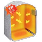 【五面発熱 パネルヒーター】YUSIDO (ユシド) 足元ヒーター 省エネ 一人用 こたつ 冷え対策 遠赤外線 デスクヒーター 3段階温度調節(70℃