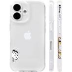 スヌーピー iPhone16 用 ケース キャラクター スマホケース 萌えキャラ可愛い スマートフォンケース カバー レンズ保護 防キズ 高耐久性 ワ
