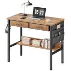 ショッピングpcデスク Maihail デスク 机 pcデスク desk ?子 パソコンデスク コンパクト 一人暮らし 家具 table 学習机 引き出し付き 下収納棚付き