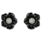 ショッピングmelissa スワロフスキー Swarovski 『Melissa Jet クリップイヤリング』 1062649