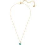 Yahoo! Yahoo!ショッピング(ヤフー ショッピング)スワロフスキー Swarovski ゴールドカラー ターコイズ Luckily ペンダント 5468916