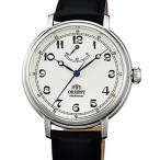 オリエントOrient Men's 'Monarch' Mechanical Hand Wind Stainless Steel and Leather Dress Watch, Color:Black (Model: FDD03
