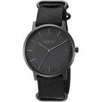 ニクソンNixon Men's Porter All Black Nylon Quartz Watch, Color:Black (Model: A1059001-00)
