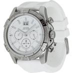 ゲスGUESS Men's Boldly Detailed Sport Chronograph Watch - Silver