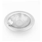 【10/25ポイント5倍】 洗面台 排水口 ゴミ受け ハート型持ち手付き 洗面器用 パンチング おすすめ 6−7cm ヘアキャッチャー 排水カゴ ヘアストッパー (M)