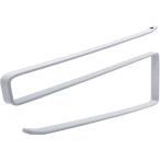 キッチンペーパーホルダー (吊り下げ、吊戸棚、収納扉用） (幅約14mm) (ホワイト)